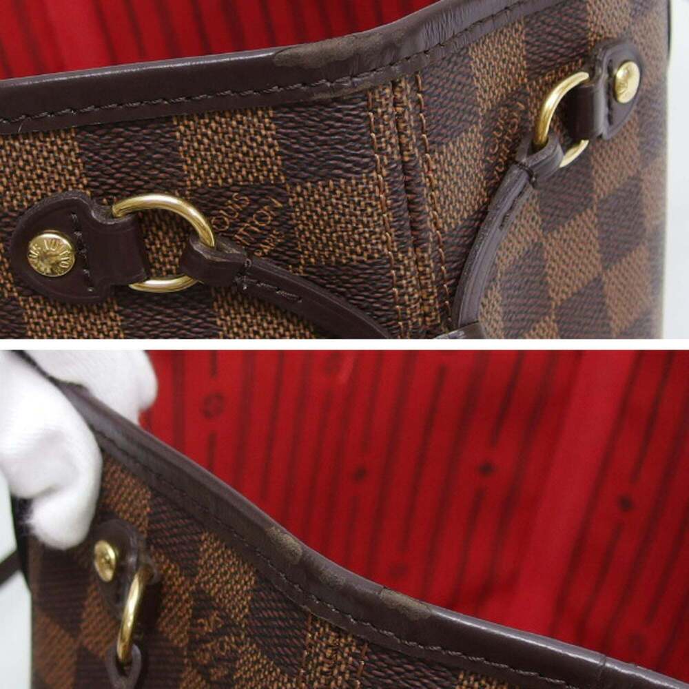 LOUIS VUITTON Authentic Brown Damier Neverfull PM Tote Bag - Picture 7 of 11
